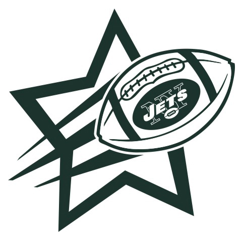 New York Jets Football Goal Star logo vinyl decal